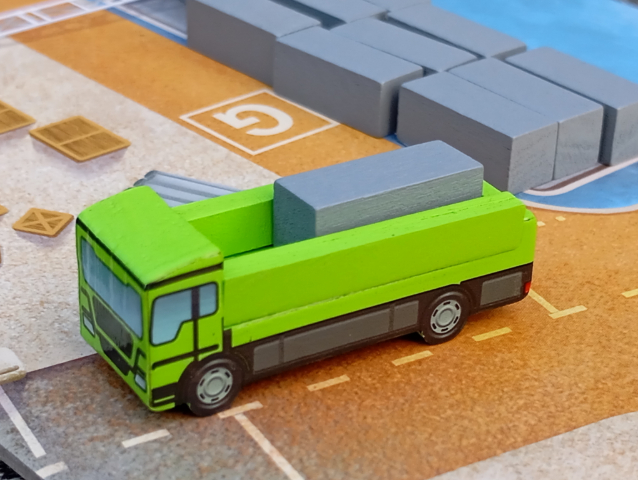 Camion vert Road Master Docknroll Green Truck 640