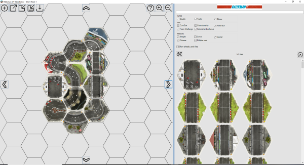 Track editor generateur circuit Rallyman
